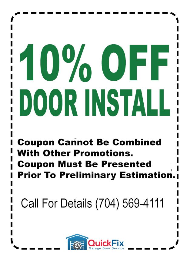 Garage Door Replacement Coupon